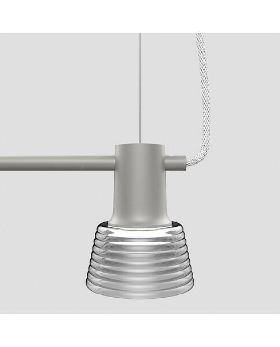 Zero Compose Glass Rails Linear 5 Pendant Lamp